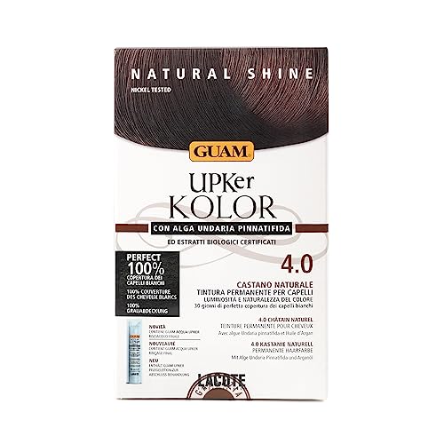 Guam Upker Kolor 4.0 tinta capelli castano naturale bianchi