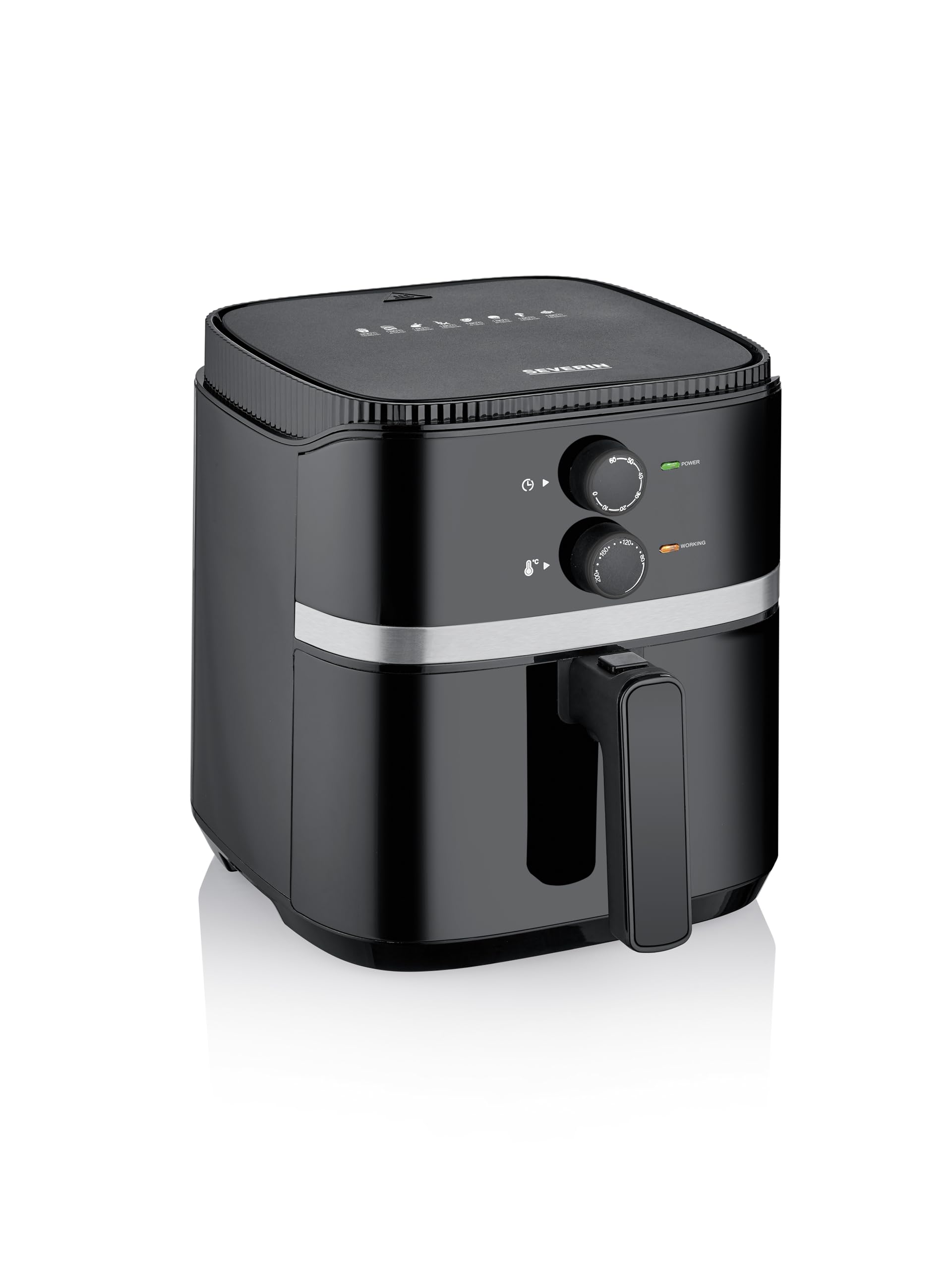 Severin FR 2430 Friggitrice ad Aria 3.2L Nera 1500W