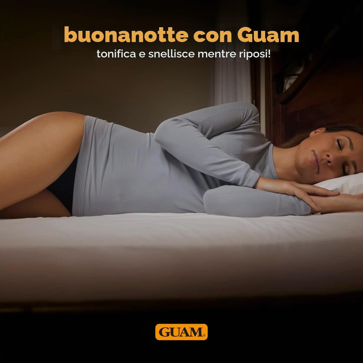 Guam Fangocrema Notte Crema Corpo 500ml Drenante