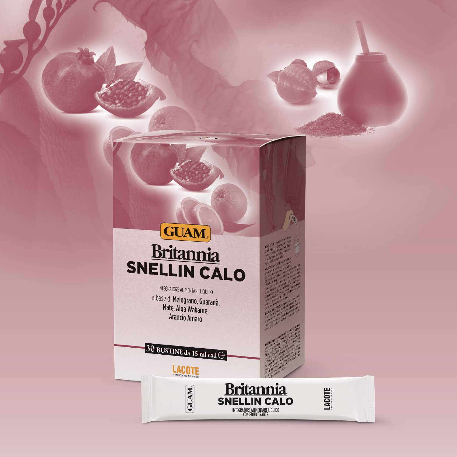Guam Integratori Snellin Calo 30 bustine 15 ml mate