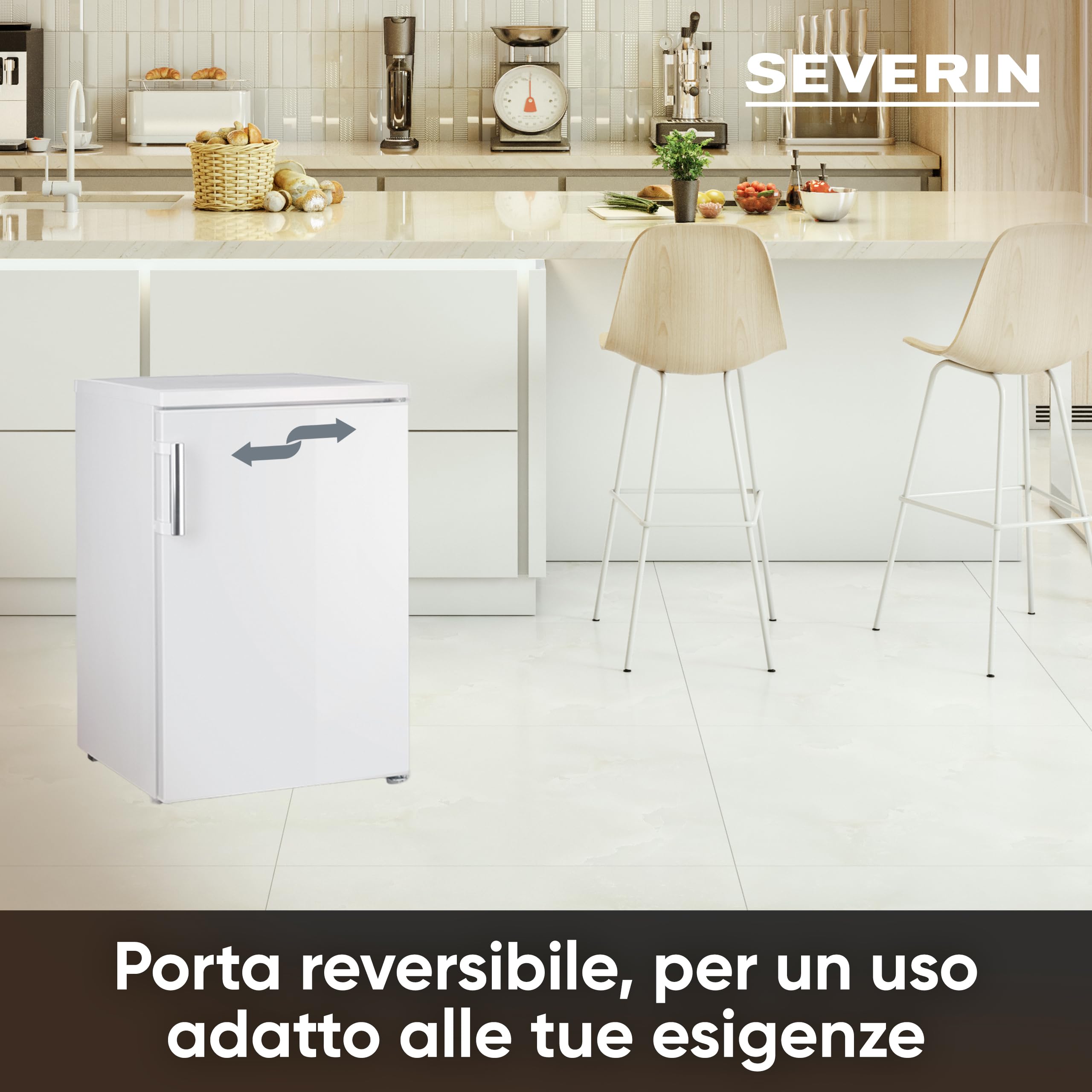 Severin VKS 8847 frigorifero da tavolo bianco 120 L