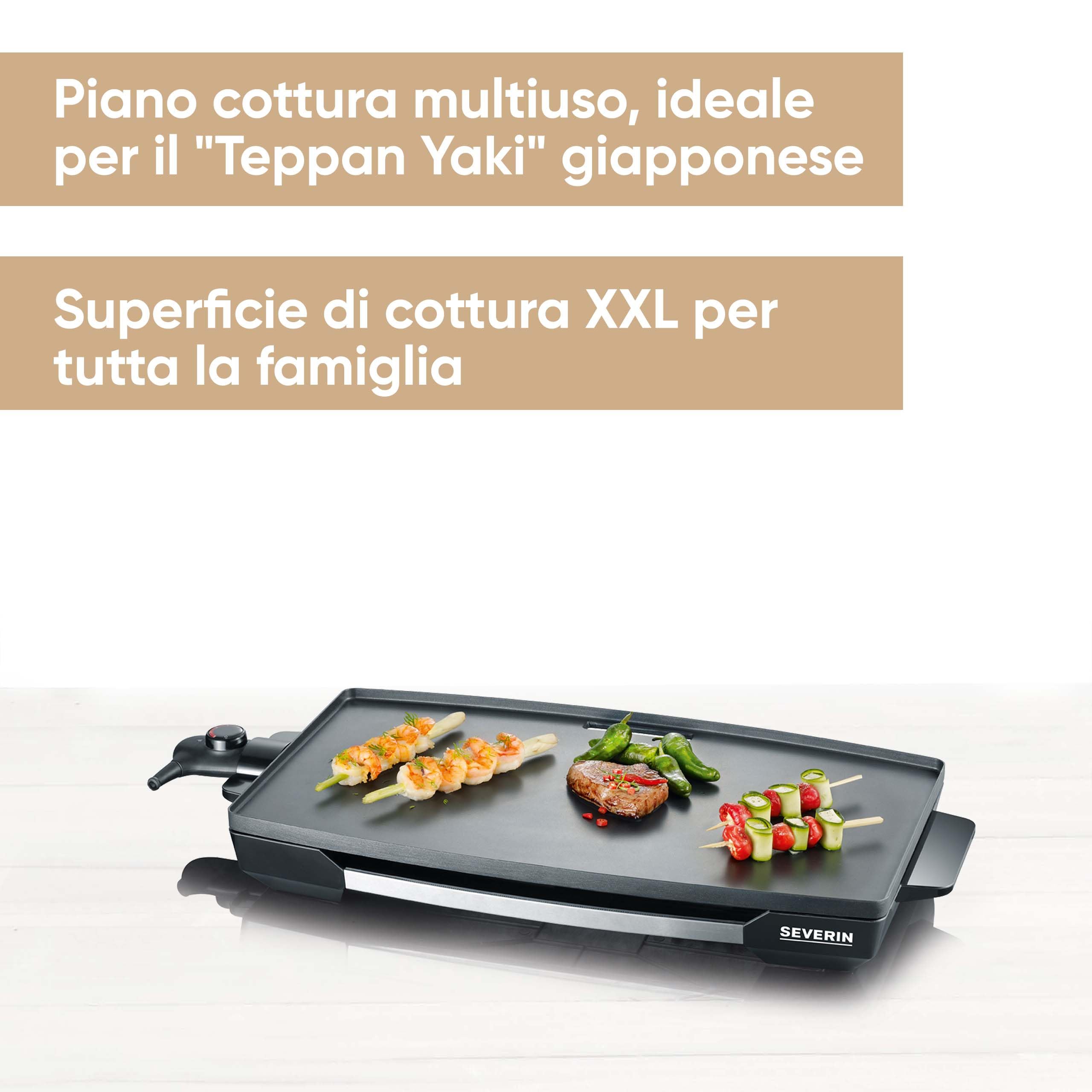 Severin KG 2397 piastra elettrica XXL teppan yaki
