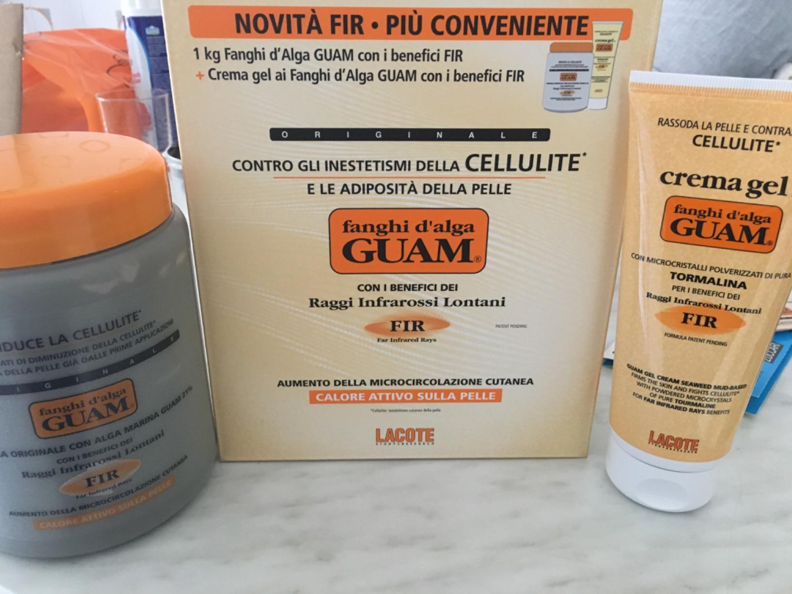 Guam Tourmaline F.I.R. fanghi alga 1000 g + crema gel 200 ml