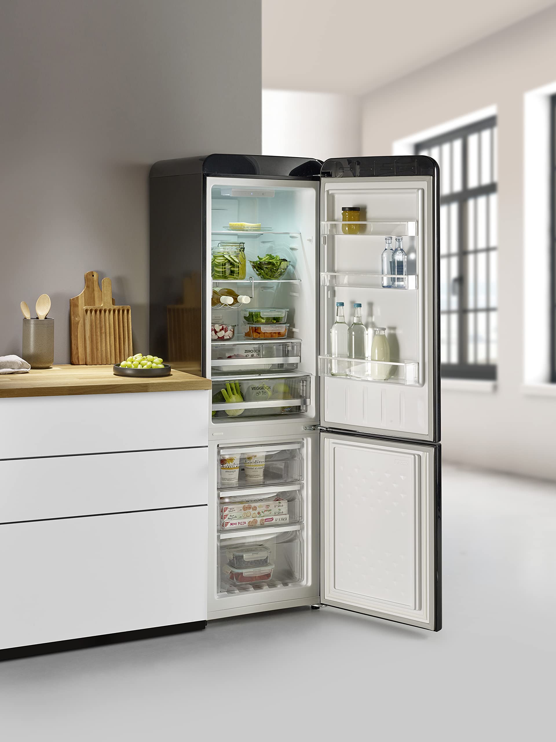 Severin RKG 8928 frigorifero combinato nero 250 L NoFrost