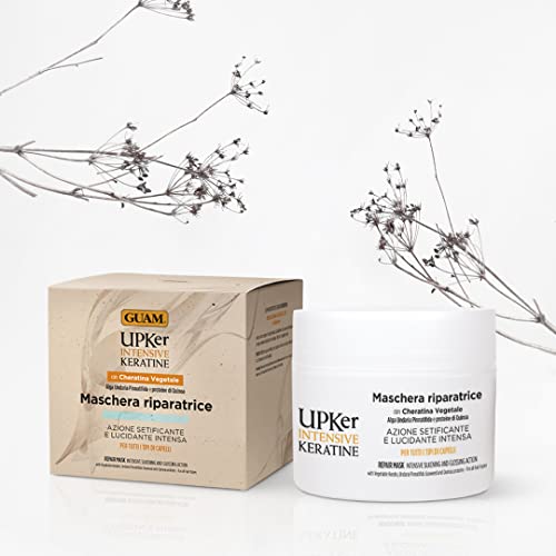 Guam Upker Maschera Riparatrice Capelli Cheratina 200ml Lucidante