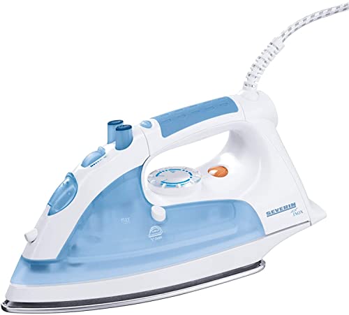 Severin BA 3256 Ferro da Stiro a Vapore Bianco/Blu 2400 W