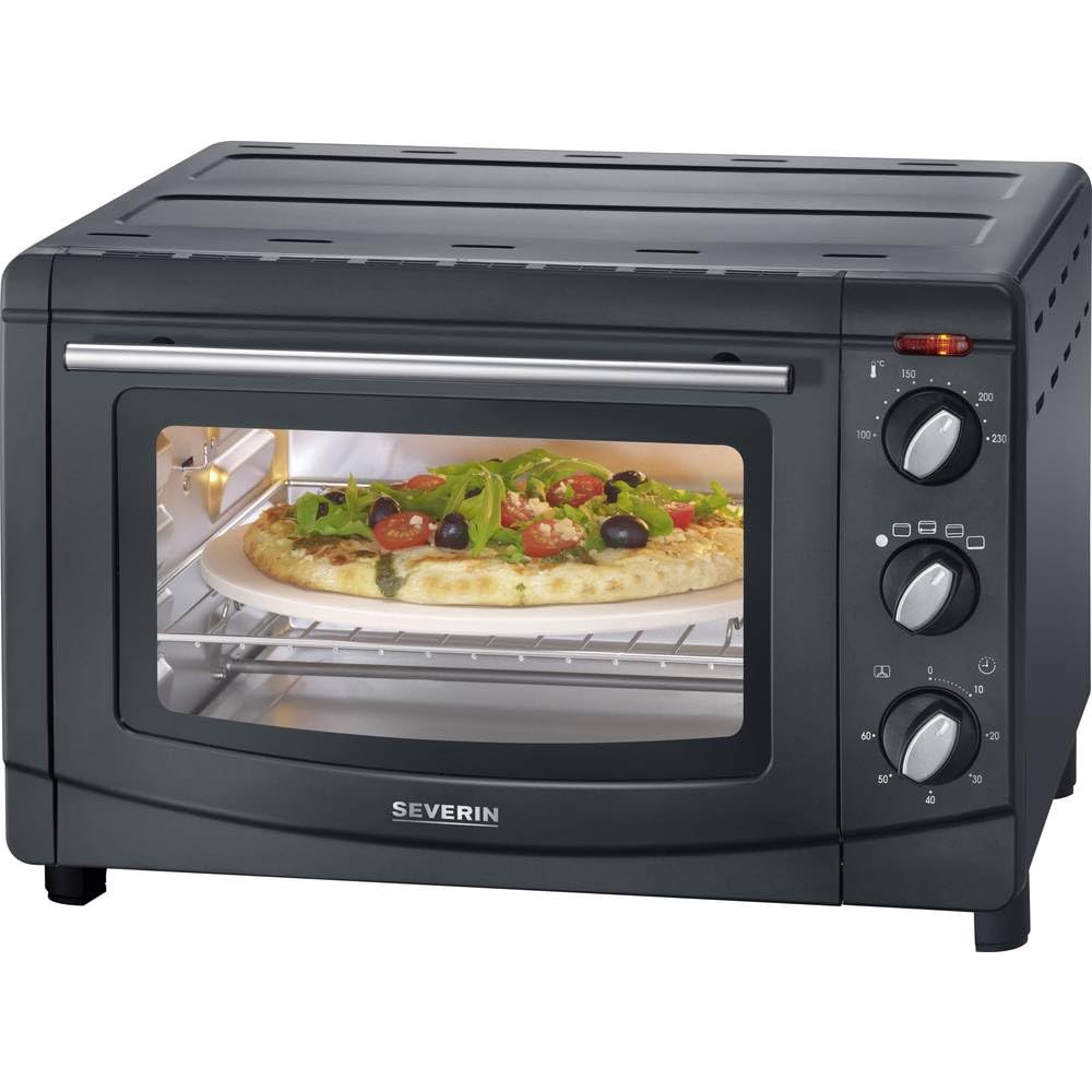 Severin TO 2068 Forno Elettrico 20 L con Pietra Pizza 1500 W