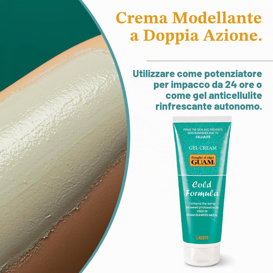 Guam Fanghi d'Alga Crema Gel Freddo 250 ml Rassodante