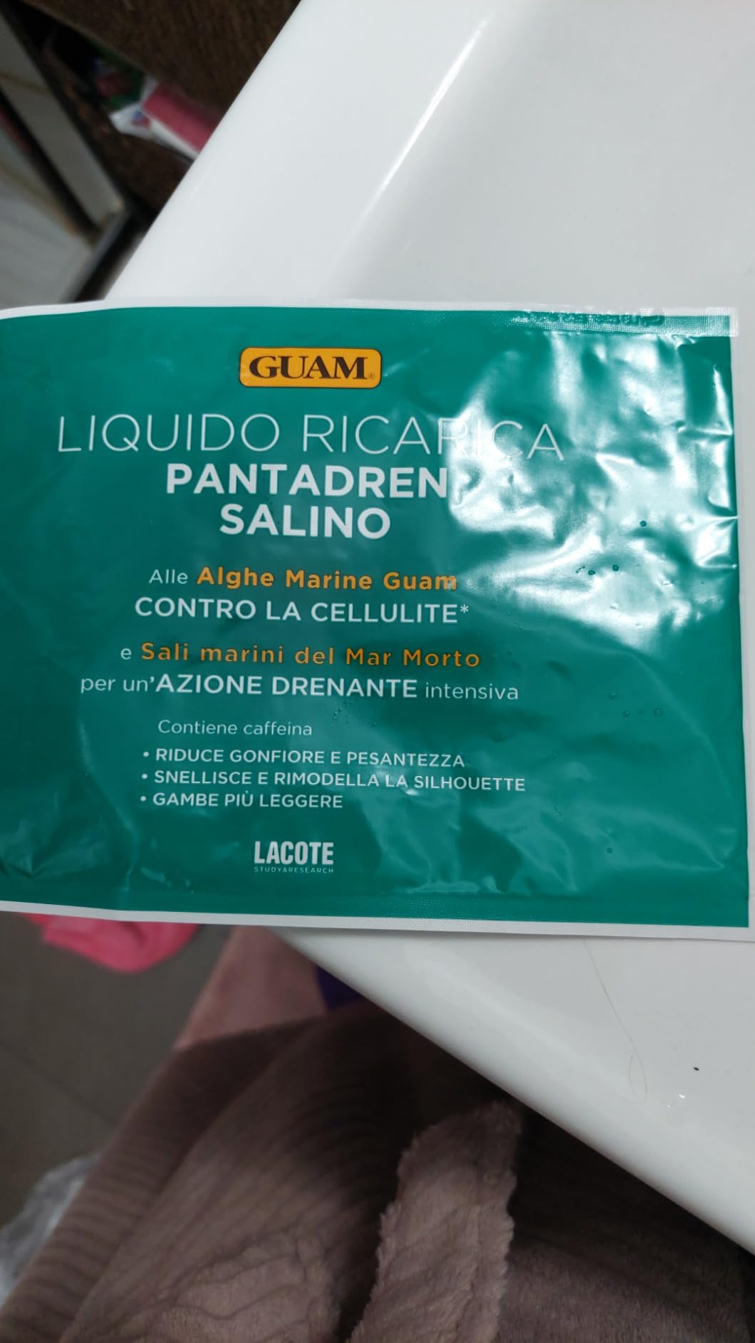 Guam Pantadren Salino Drenante Intensivo 3 Trattamenti