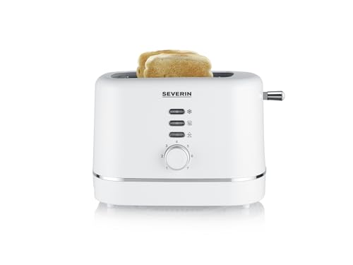 Severin AT 4324 Tostapane 2 Fette Bianco 850 W Compatto