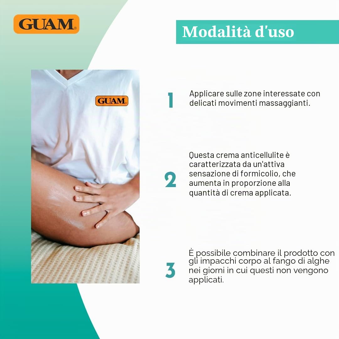Guam Fangocrema Dren Crema Drenante 200 ml Alghe