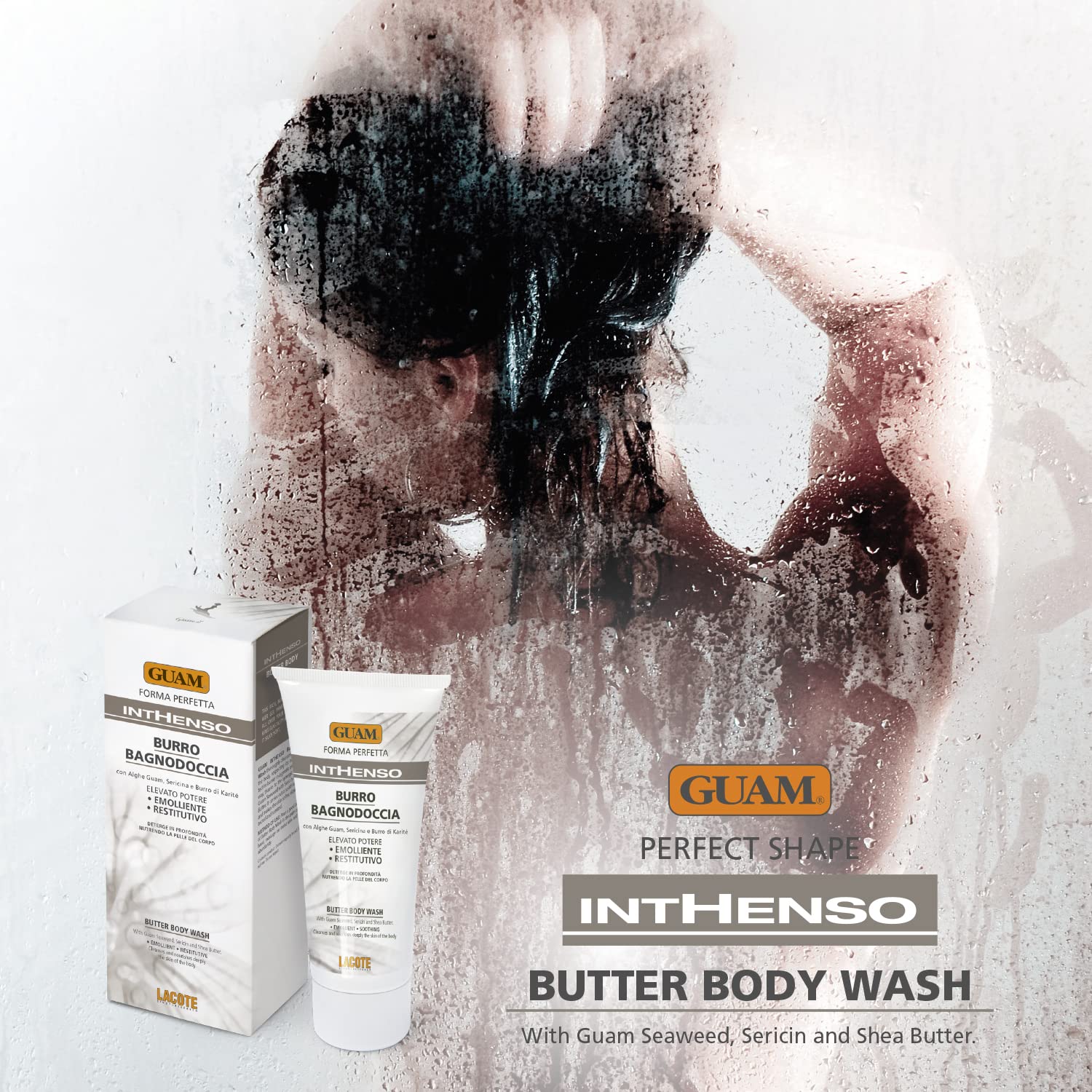 Guam Inthenso Burro Bagnodoccia 150 ml Karité Alghe