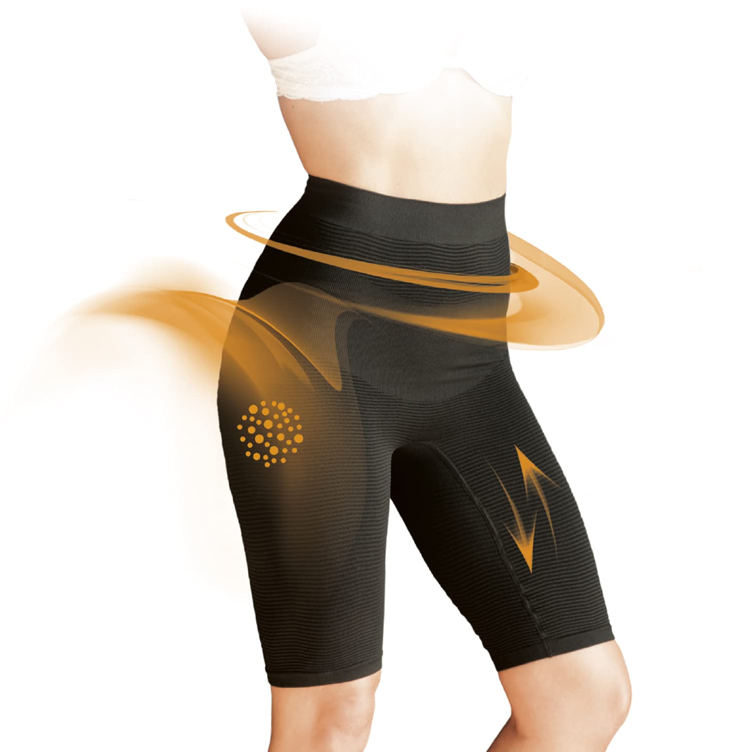 Guam Panty Snell Massaggiante Nero XS/S Alghe Marine