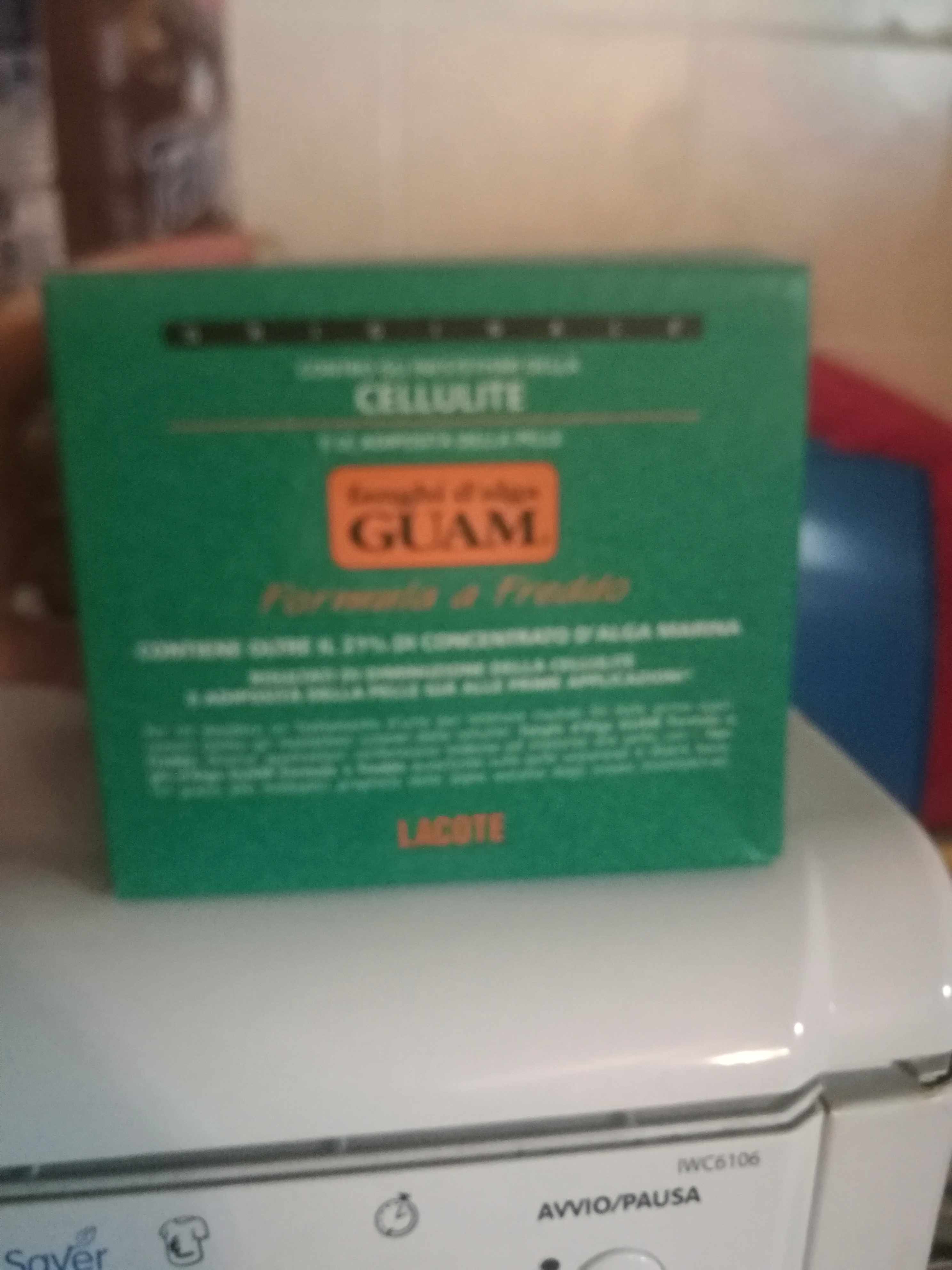 Guam Fanghi d'Alga Freddo fango gambe 500 g anticellulite mentolo