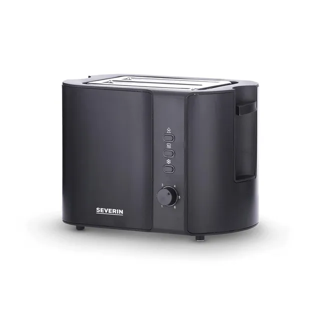 Severin 9552 tostapane 800 W nero opaco 2 fette