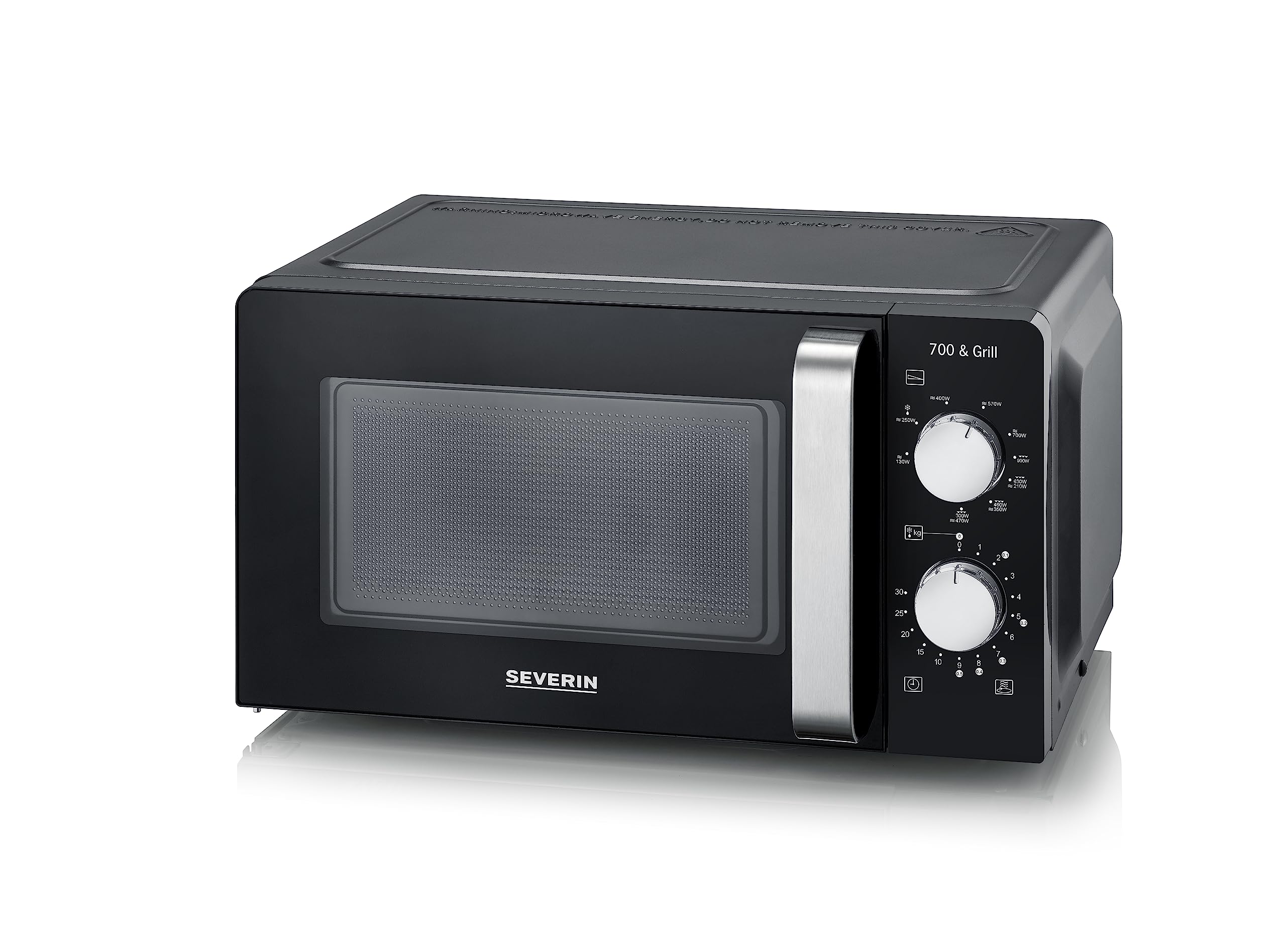 Severin MW 7781 Microonde con Grill 17L Nero 700W