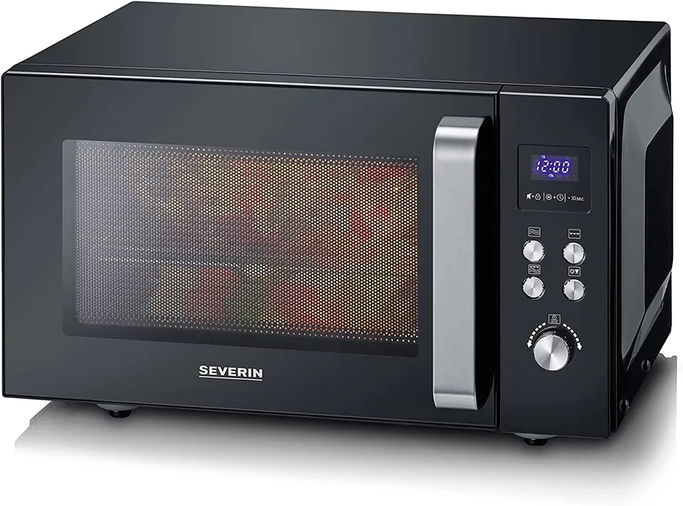 Severin MW 7763 microonde grill 25 litri nero ceramica