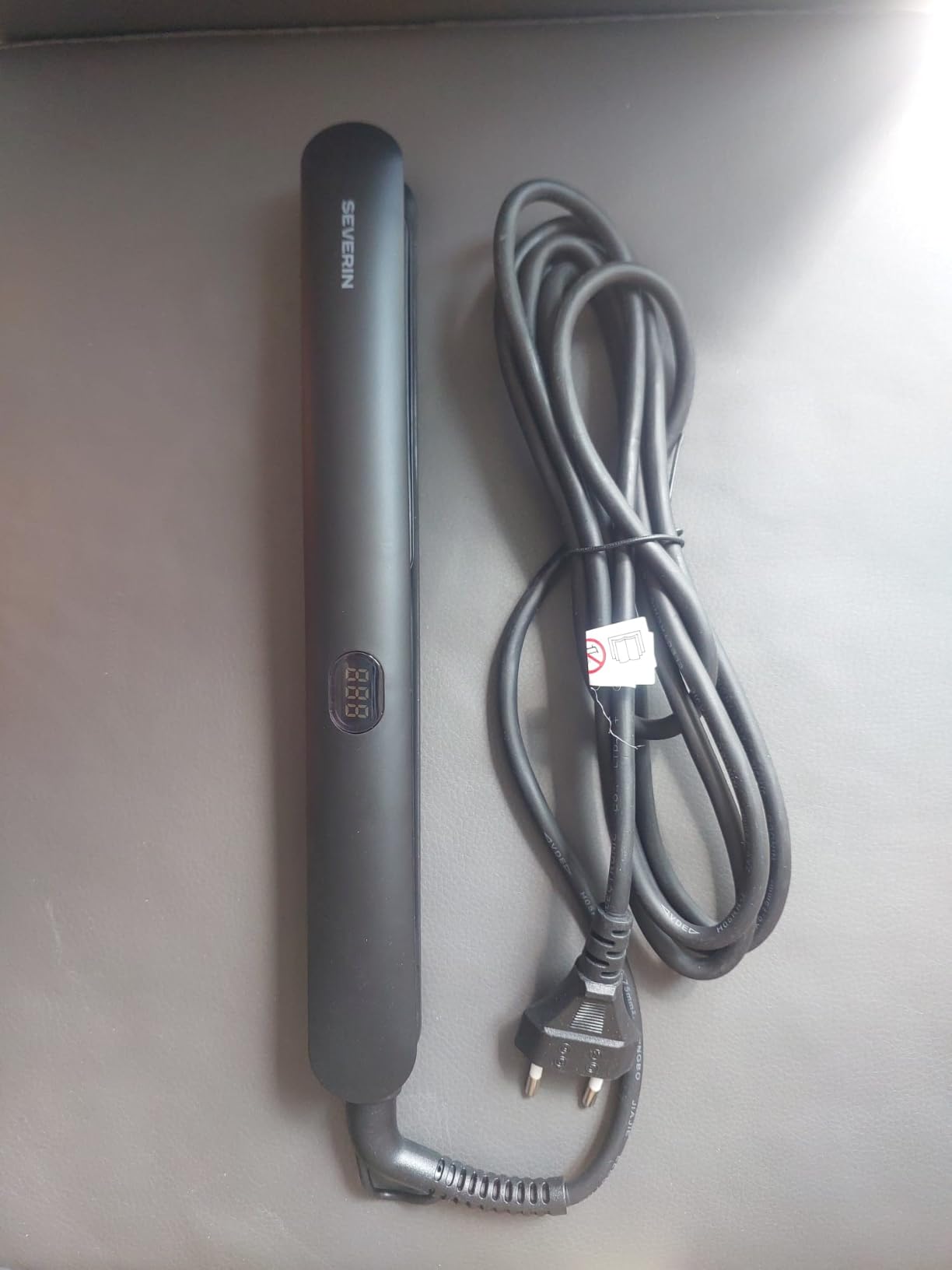 Severin piastra capelli ceramica nero opaco ioni 230°C