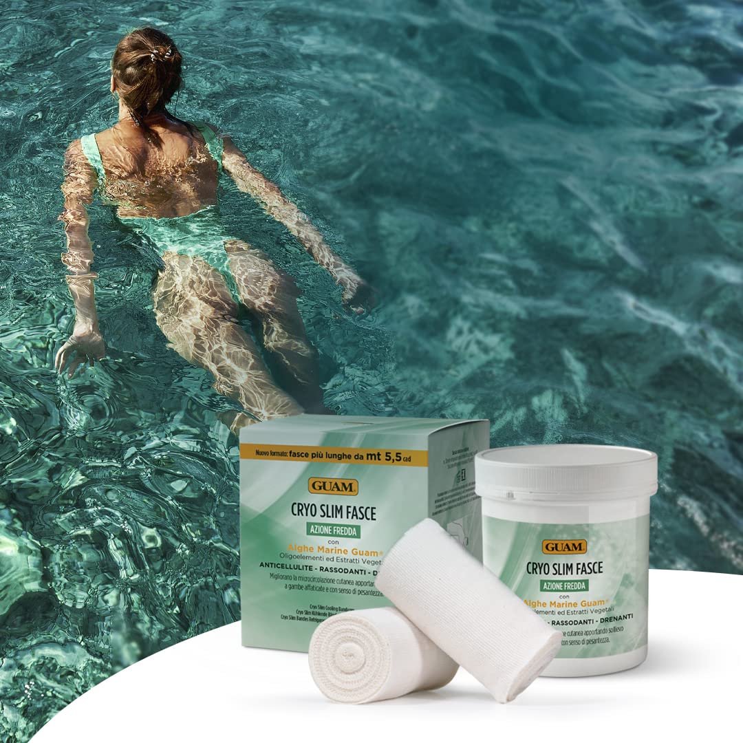 Guam Cryo Effetto Freddo fasce anticellulite 2 pezzi 5,5 m
