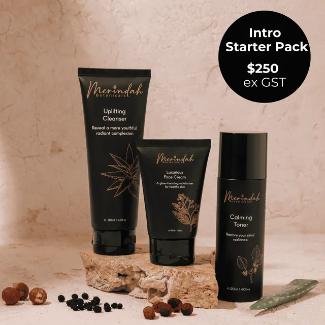 Merindah Botanicals Stockist Packs Intro Starter Pack set viso
