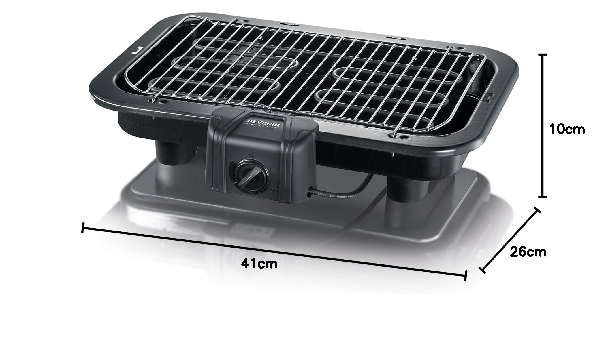 Severin PG 2790 barbecue elettrico nero 2500W termostato