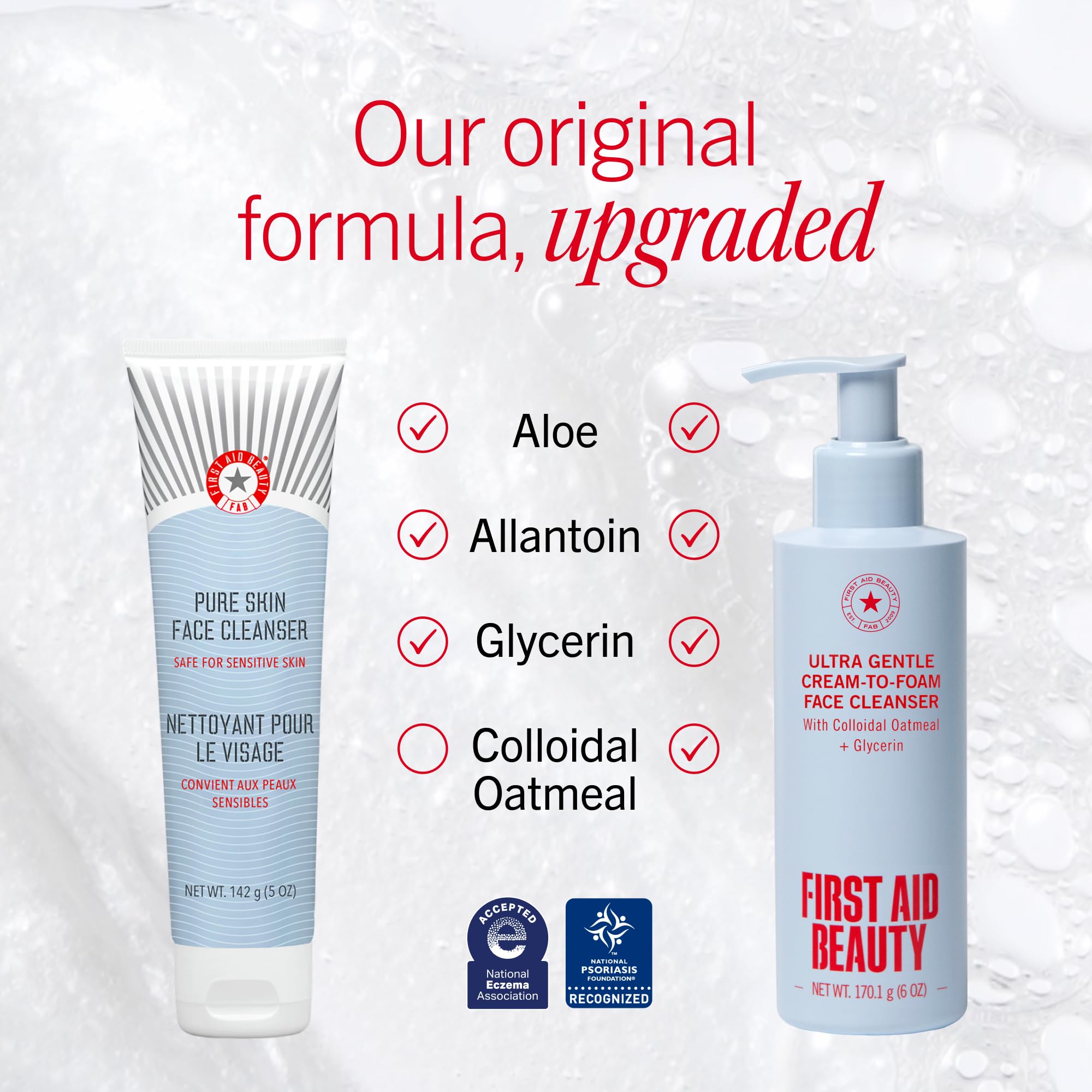 First Aid Beauty Cleansers Pure Skin detergente viso 170 g sensibili