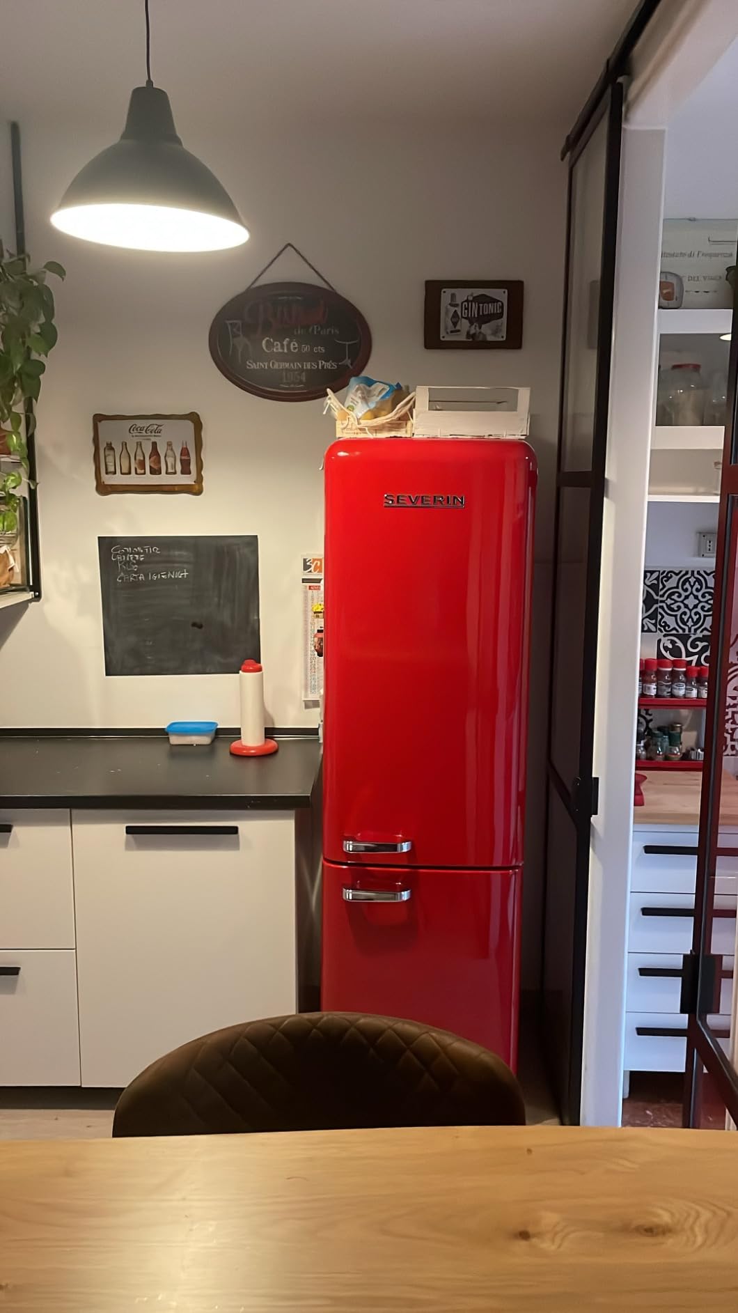 Severin RKG 8927 frigorifero combinato rosso 250 L NoFrost