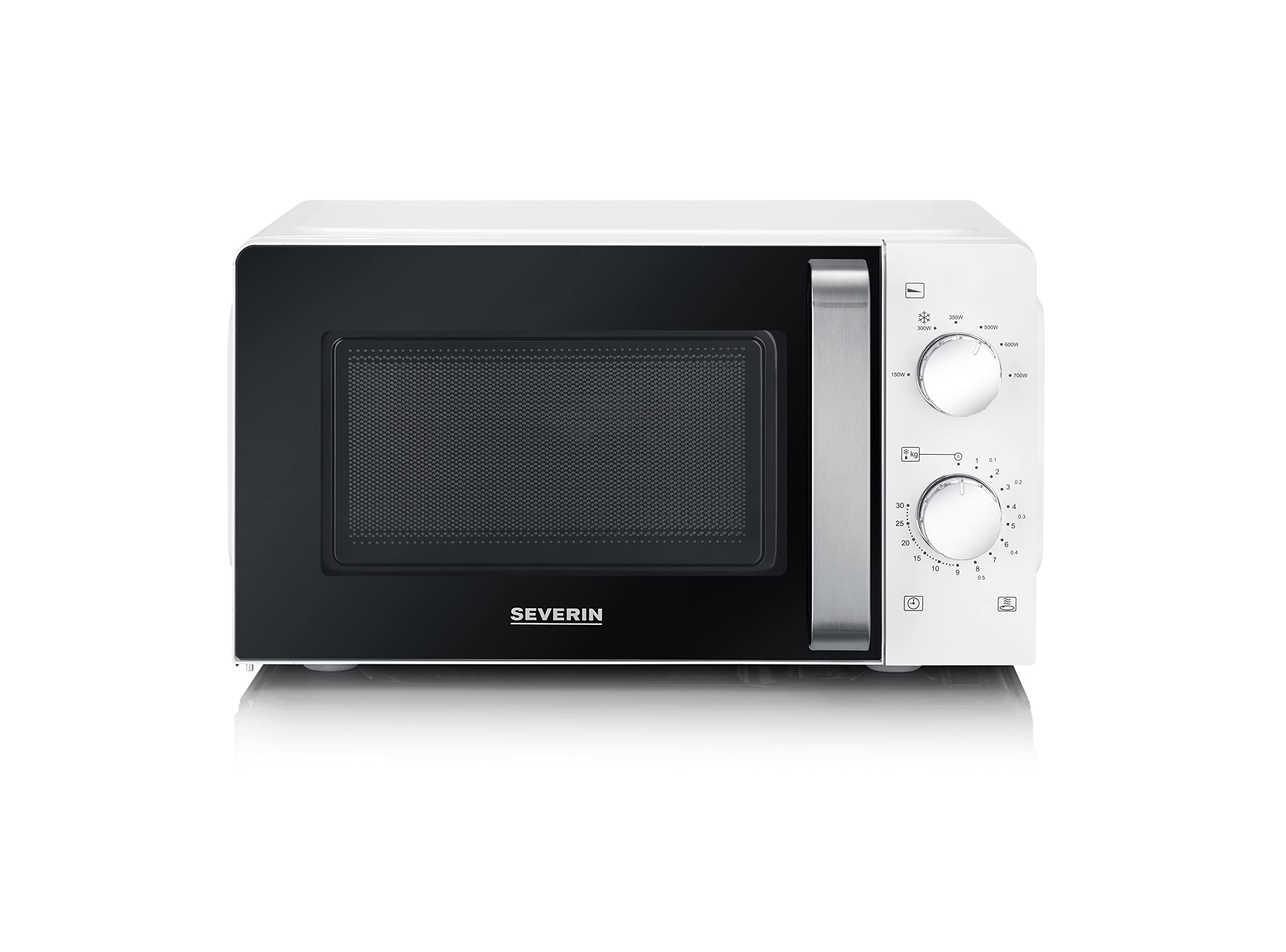 Severin MW 7885 Microonde Analogico Bianco-Nero