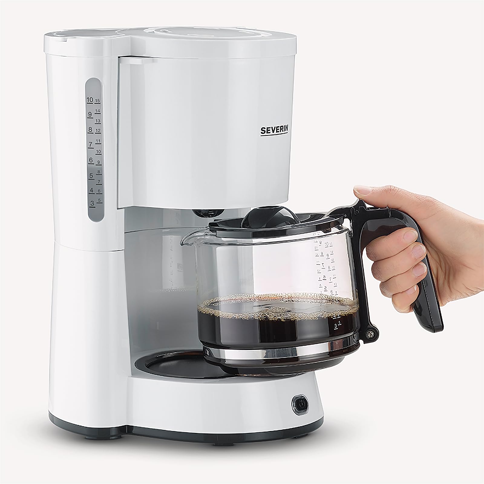 Severin 4816 KA macchina caffè filtro 1,25 L bianca