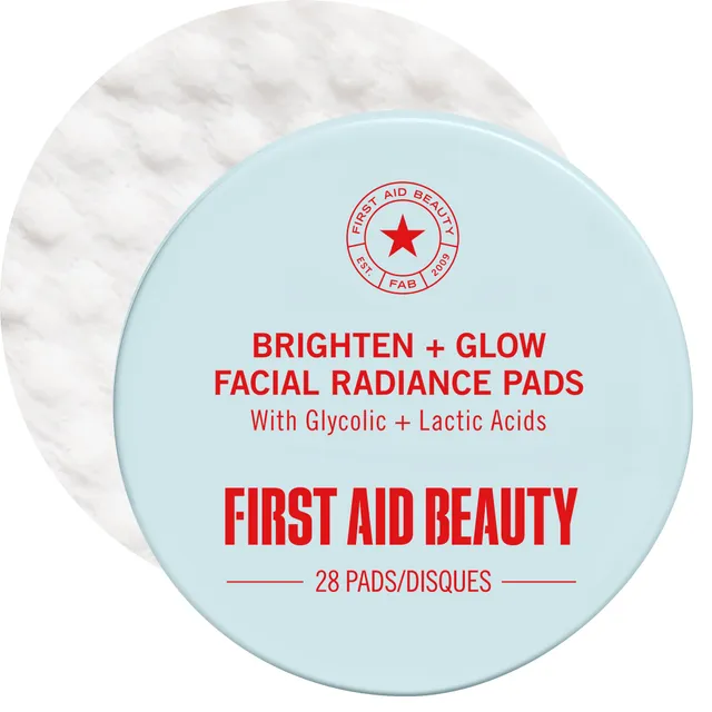 First Aid Beauty Glow dischetti viso 28pz AHA giornalieri