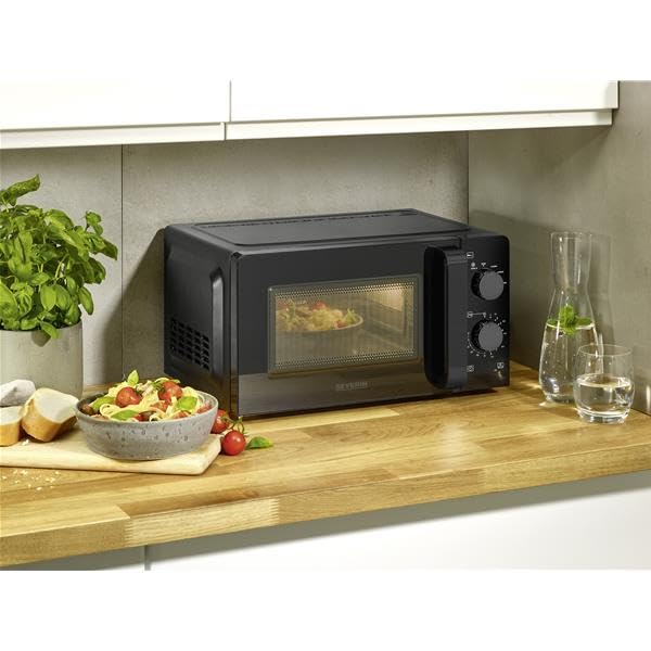 Severin MW 9587 microonde fondo vetro nero
