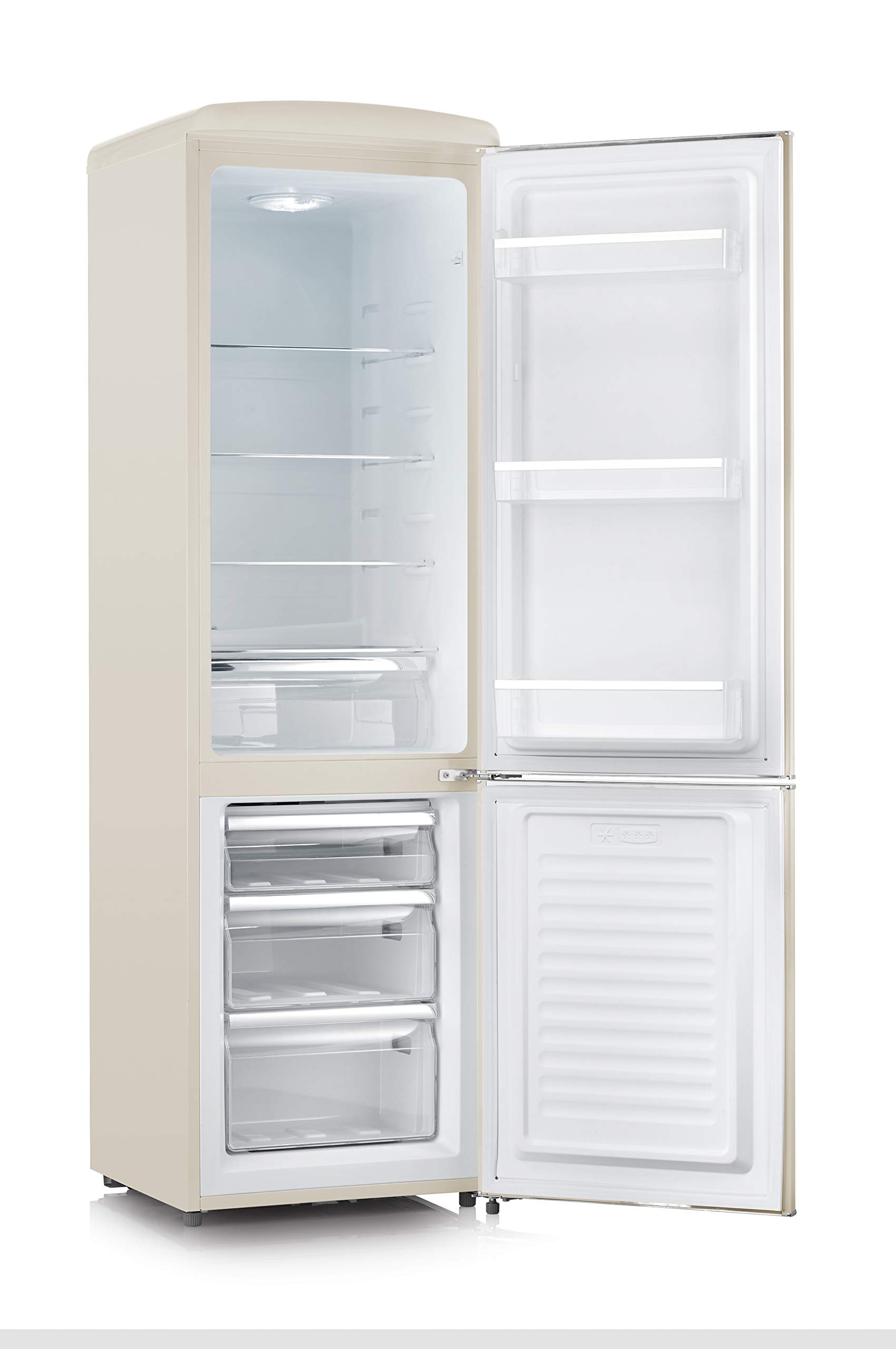 Severin RKG 8923 Frigorifero Combinato Retro Crema 244 L