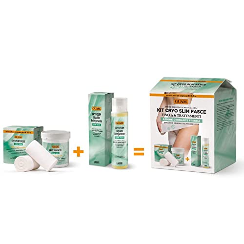 Guam Cryoslim kit fasce corpo effetto freddo 6 trattamenti