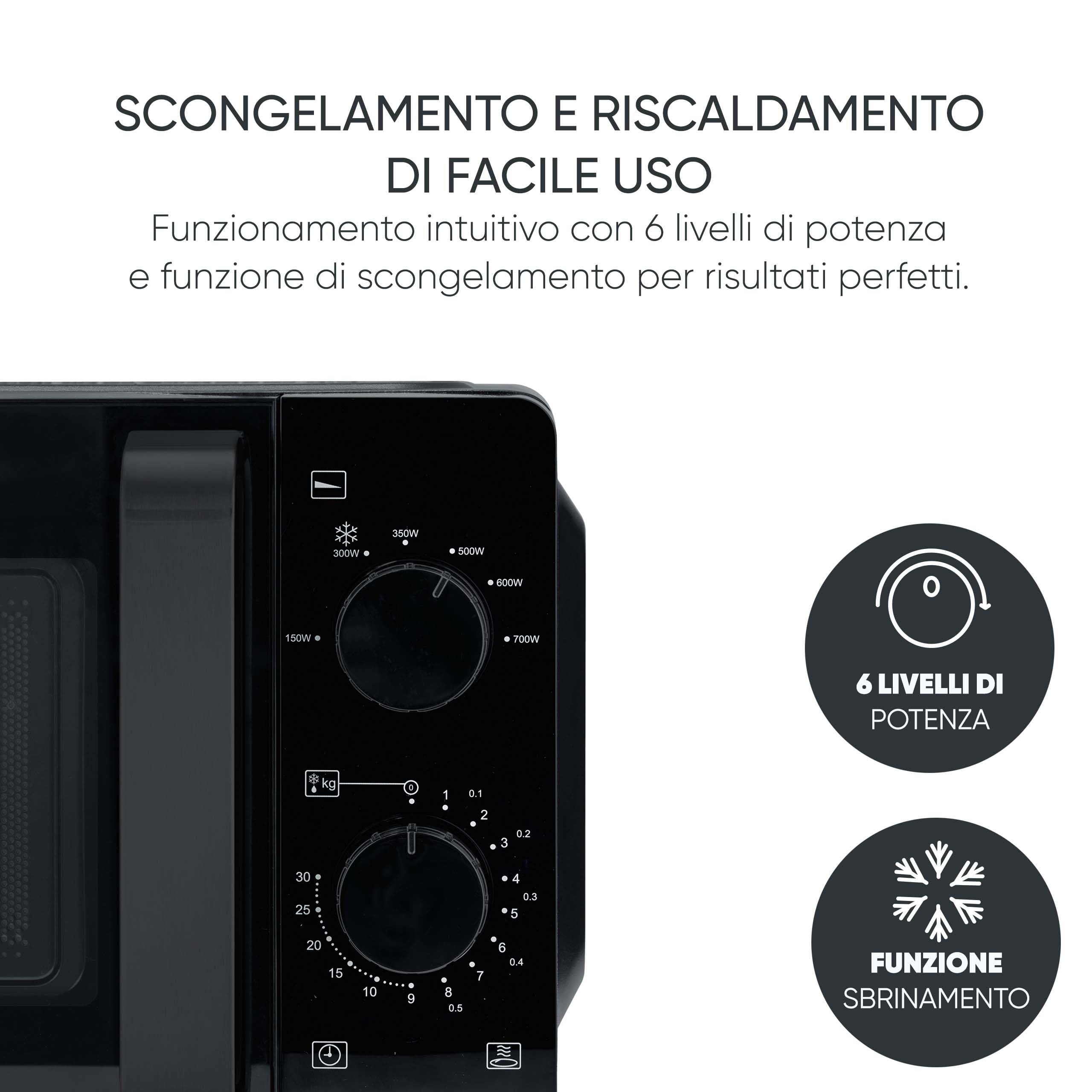 Severin MW 9180 Microonde 19 L 700W Grill Nero