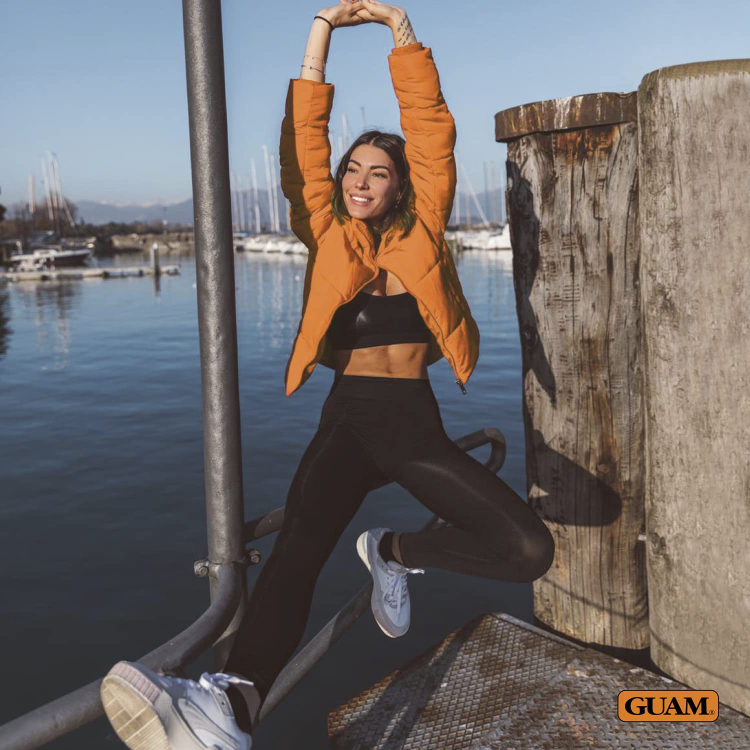 Guam Fibramar Leggings Snell L-XL Massaggiante Rassodante
