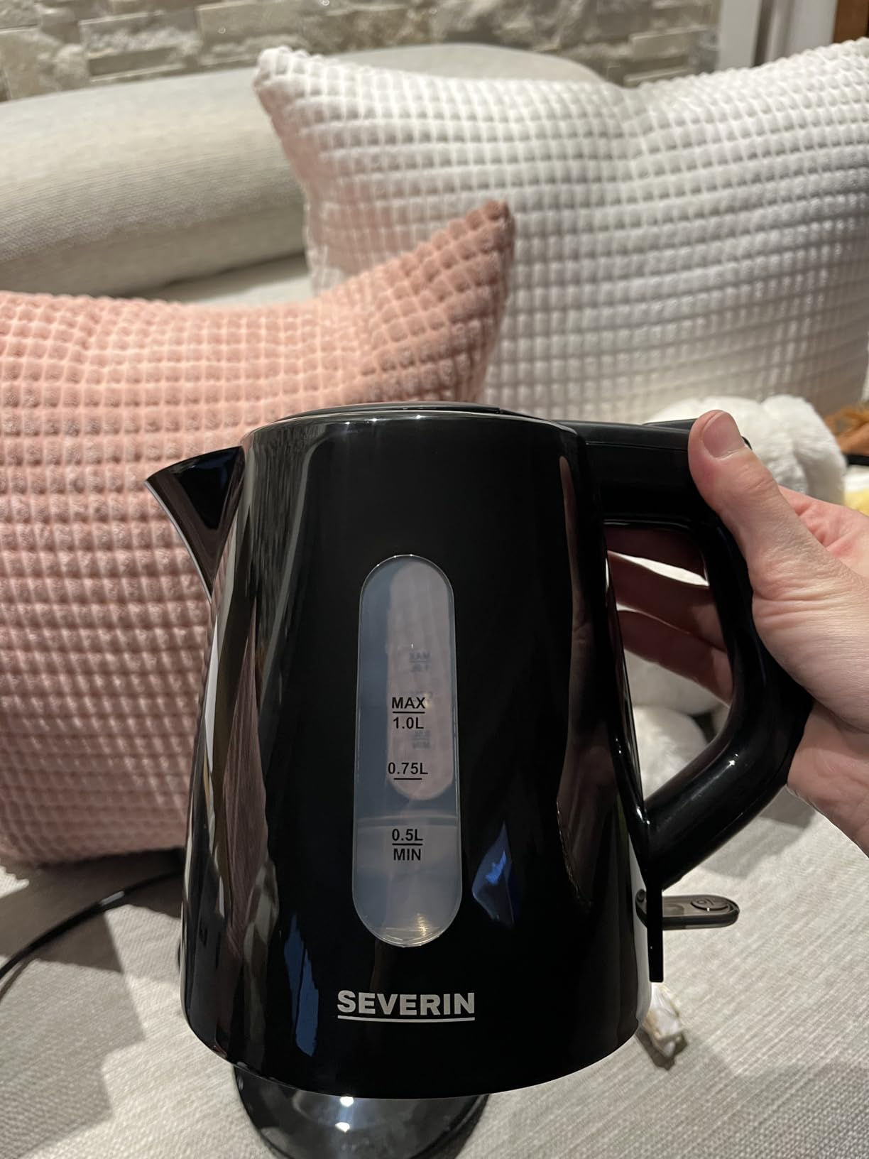 Severin WK 3411 Bollitore Elettrico 1 L Bianco filtro