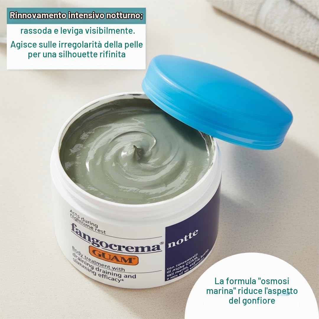 Guam Fangocrema Notte Crema Corpo 500ml Drenante
