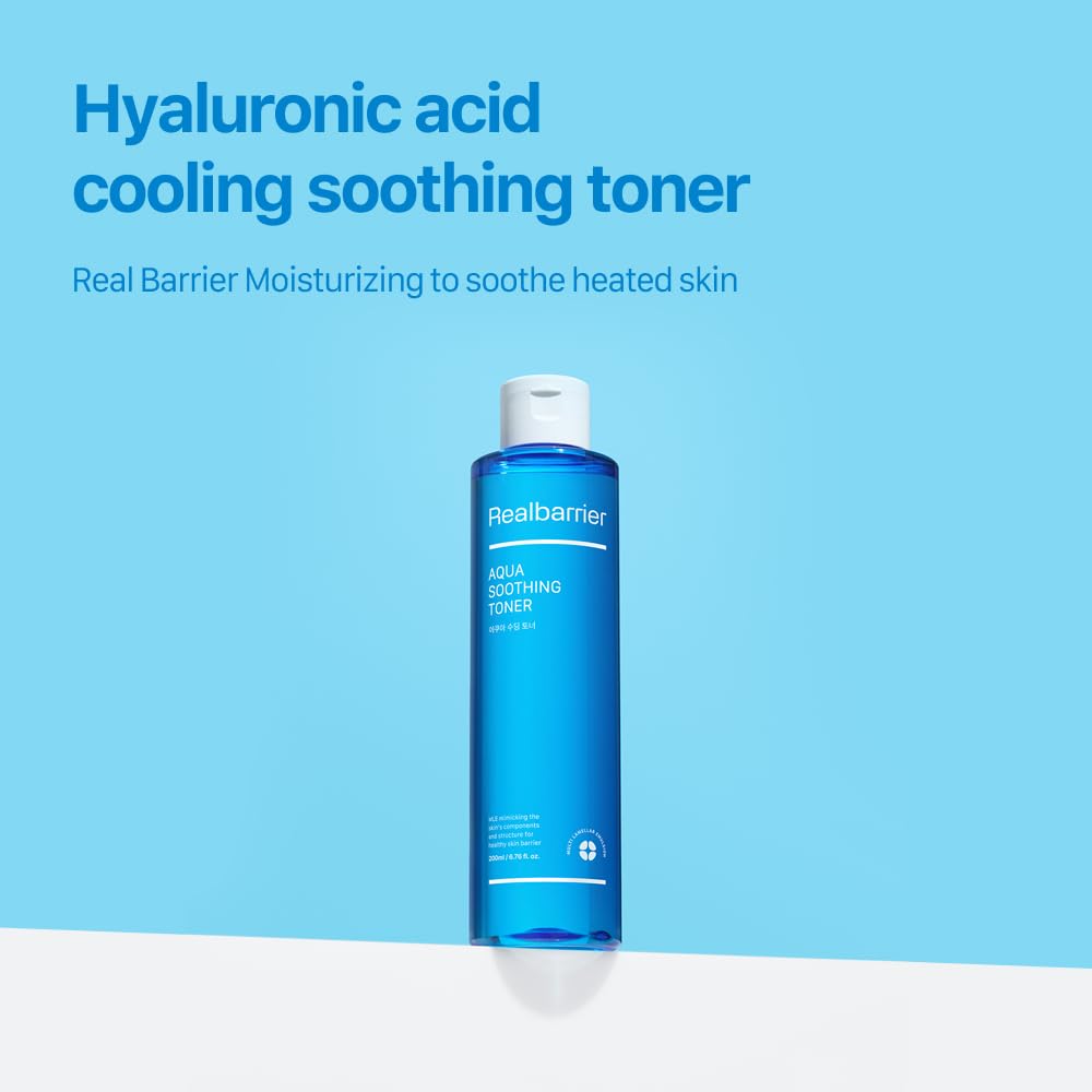 Real Barrier Aqua Soothing Toner viso 190 ml acido ialuronico