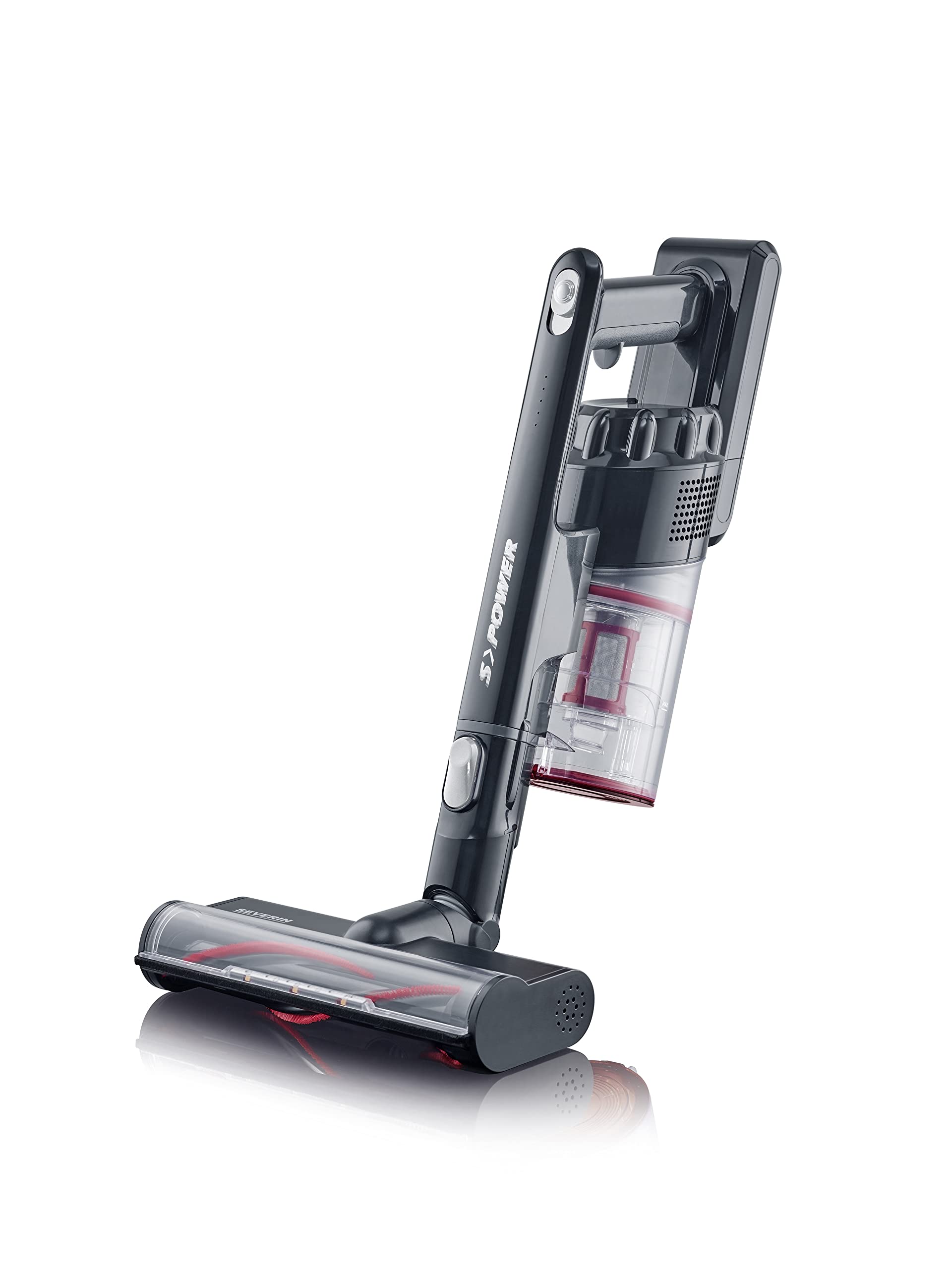 Severin HV 7154 scopa elettrica senza filo 25,2 V nero rosso