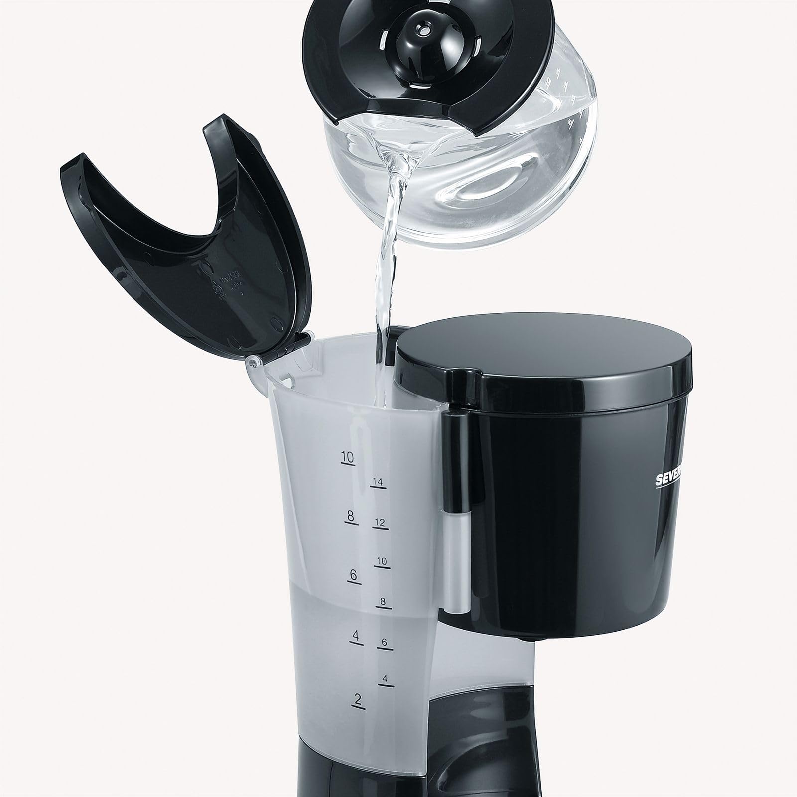 Severin KA 4479 macchina caffè filtro nero 10 tazze 800W
