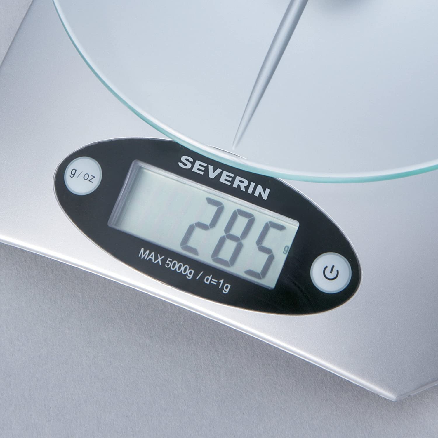 Severin KW 3667 Bilancia Cucina Elettronica 5 Kg Argento