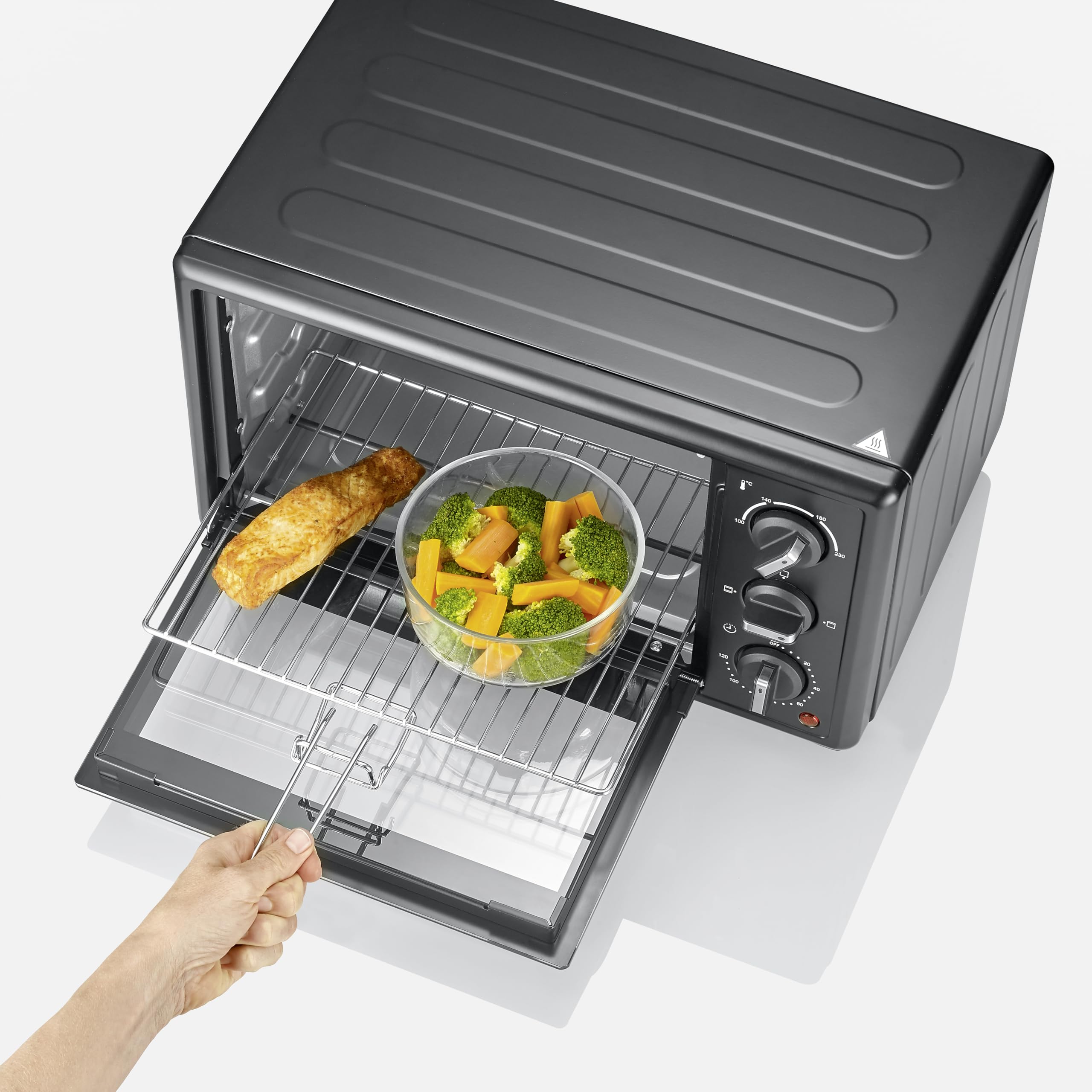 Severin Fornetto Elettrico 20L Mini Forno 1600W Nero Timer 120