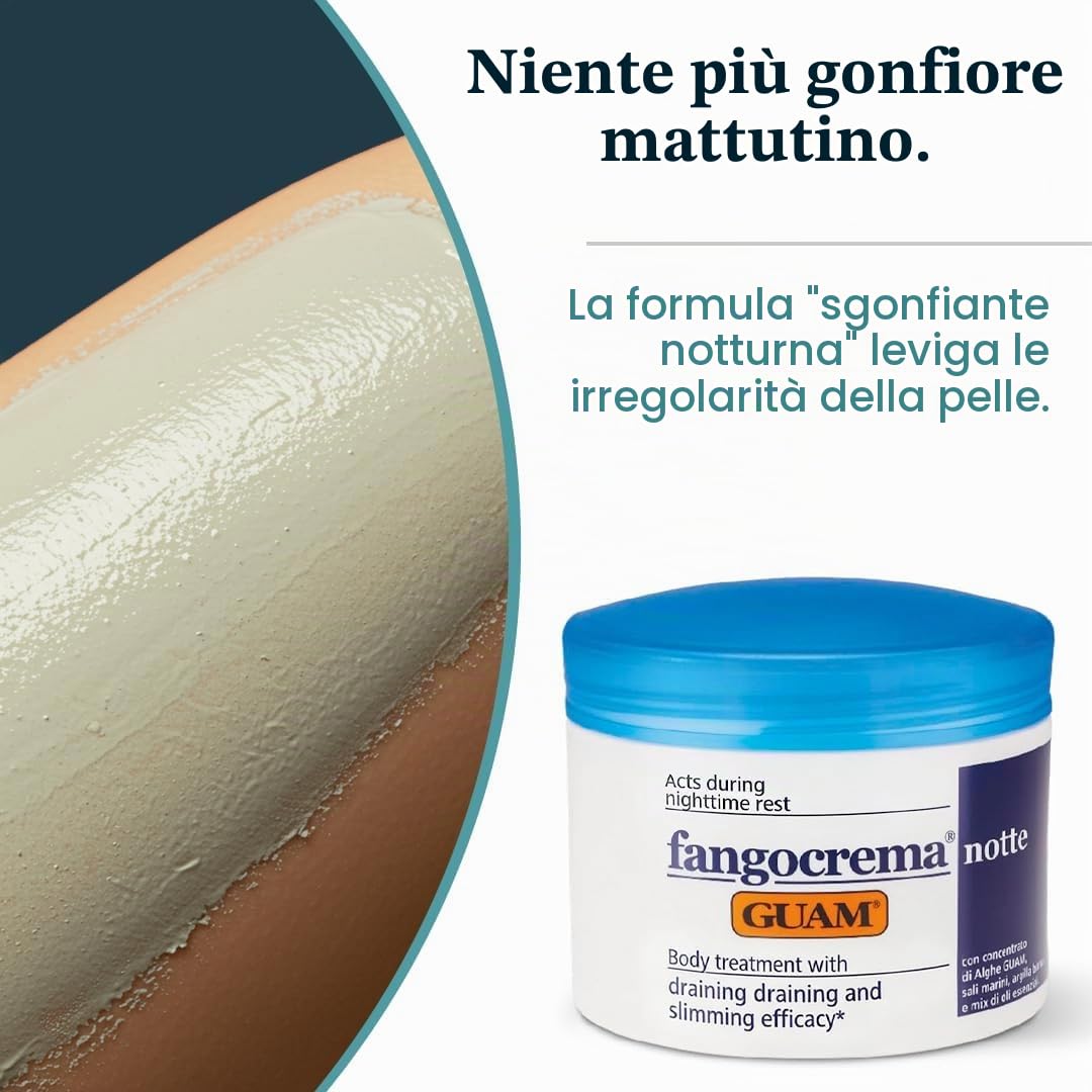 Guam Fangocrema Notte Crema Corpo 500ml Drenante