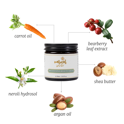 Natural Zest Brightening Crema Viso Illuminante 60 g karitè