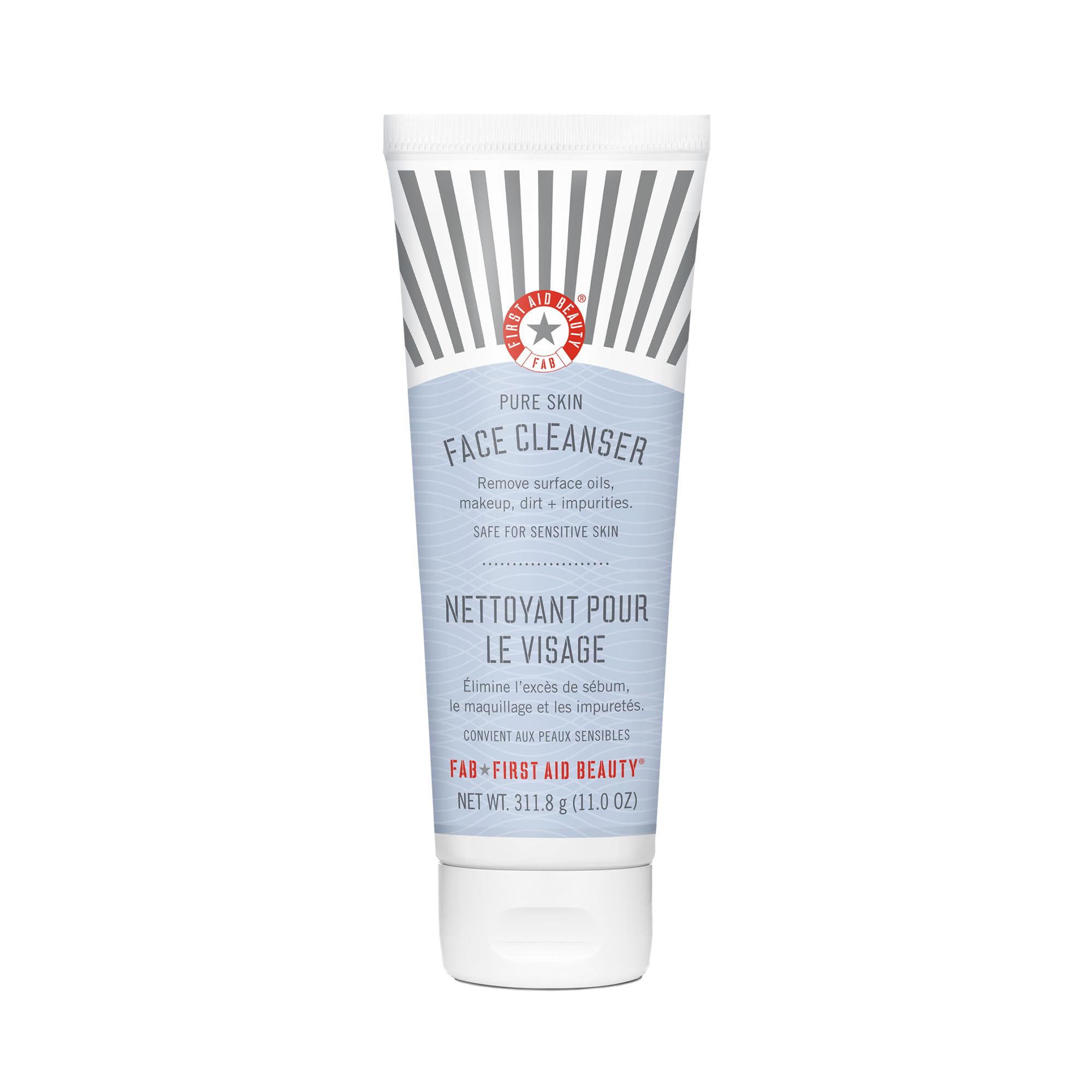 First Aid Beauty Cleansers Pure Skin Detergente Viso 11 oz Sensibile