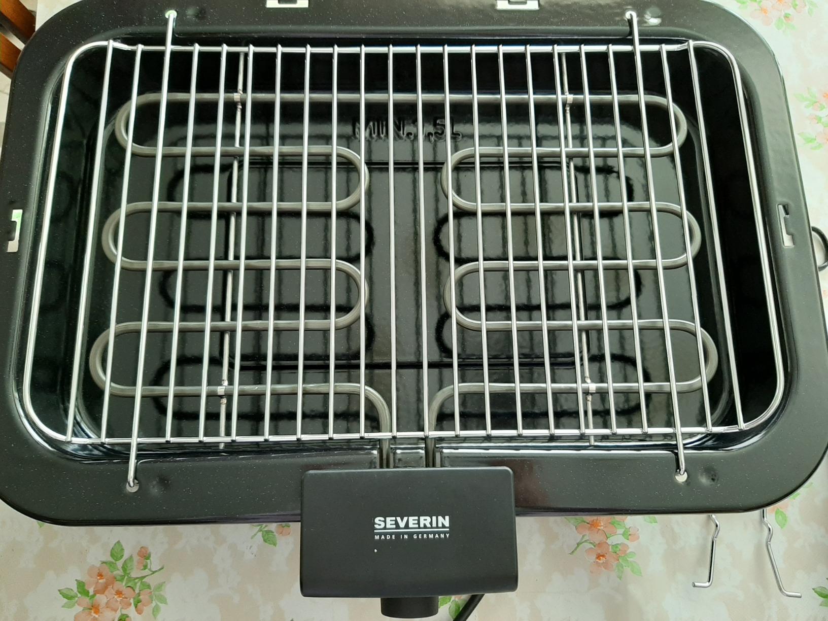 Severin PG 2790 barbecue elettrico nero 2500W termostato