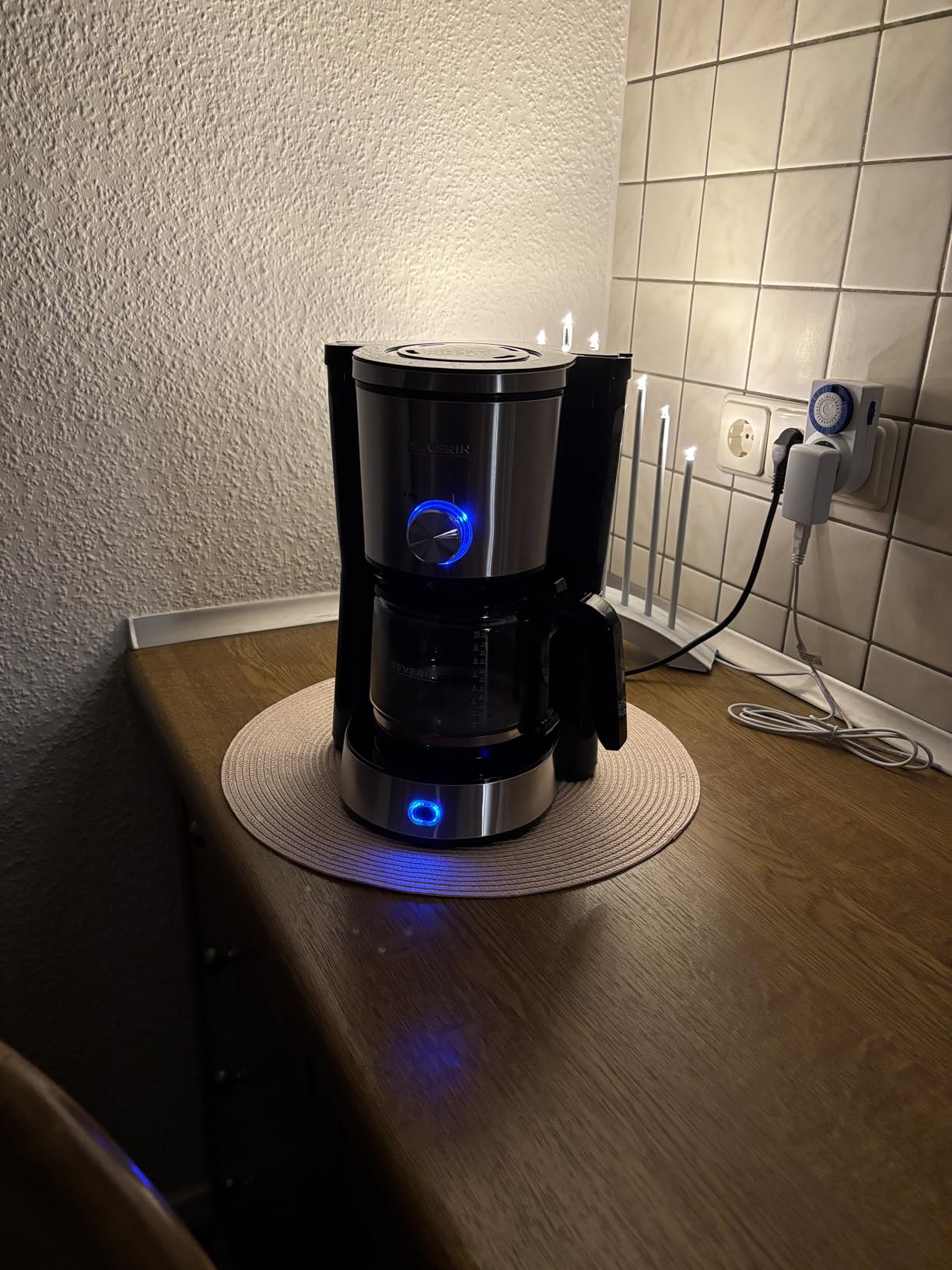 Severin KA 4825 Macchina Caffè Filtro 10 Tazze Vetro