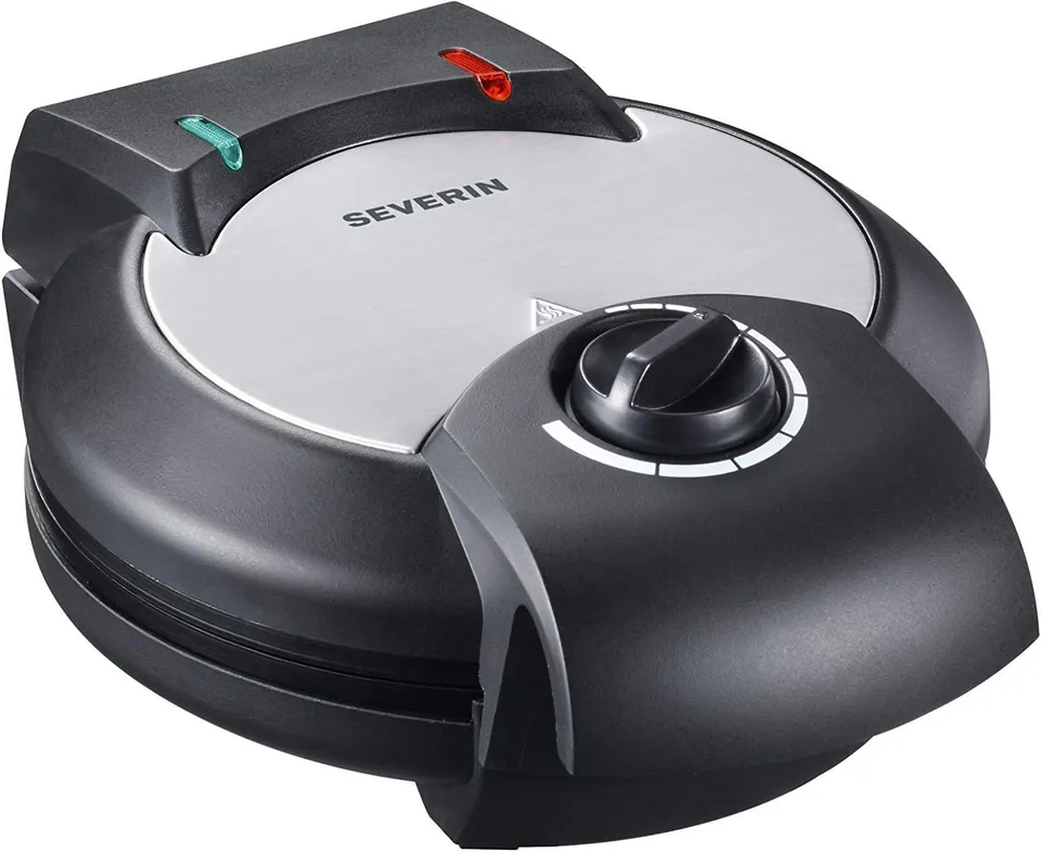 Severin WA 2103 macchina waffle cuore nero-inox 1300W