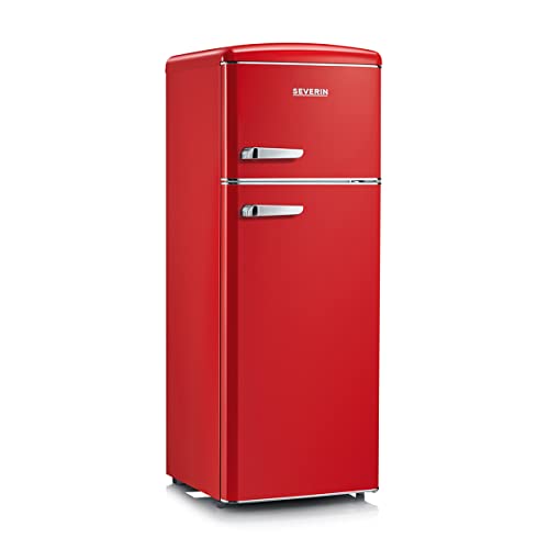 Severin RKG 8930 frigorifero combinato retrò rosso 206 L