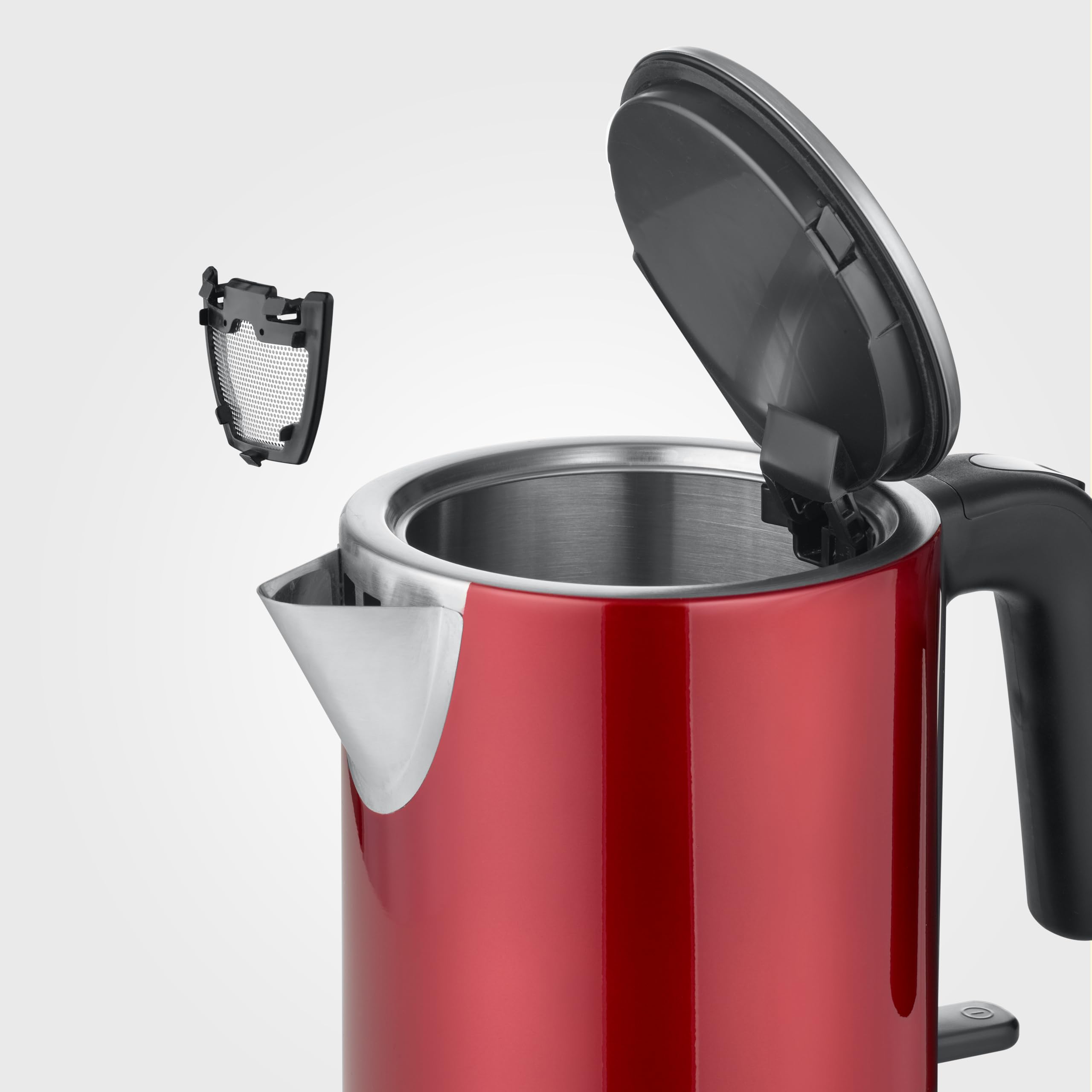 Severin WK 3427 bollitore elettrico rosso acciaio 2400W